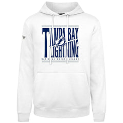 Tampa Bay Lightning Levelwear Podium Powerhouse Pullover Hoodie - White | US 203092568