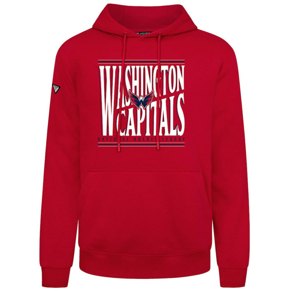 Washington Capitals Levelwear Podium Powerhouse Pullover Hoodie - Red | US 203092570