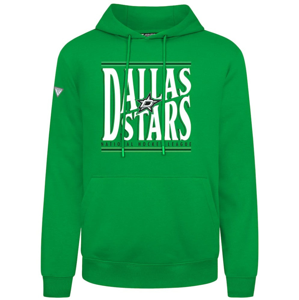 Dallas Stars Levelwear Podium Powerhouse Pullover Hoodie - Green | US 203092571