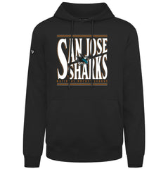 San Jose Sharks Levelwear Podium Powerhouse Pullover Hoodie - Black | US 203092574