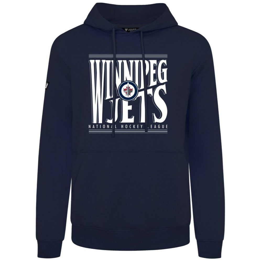 Winnipeg Jets Levelwear Podium Powerhouse Pullover Hoodie - Navy | US 203092575