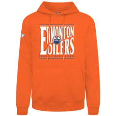 Edmonton Oilers Levelwear Podium Powerhouse Pullover Hoodie - Orange | US 203092577