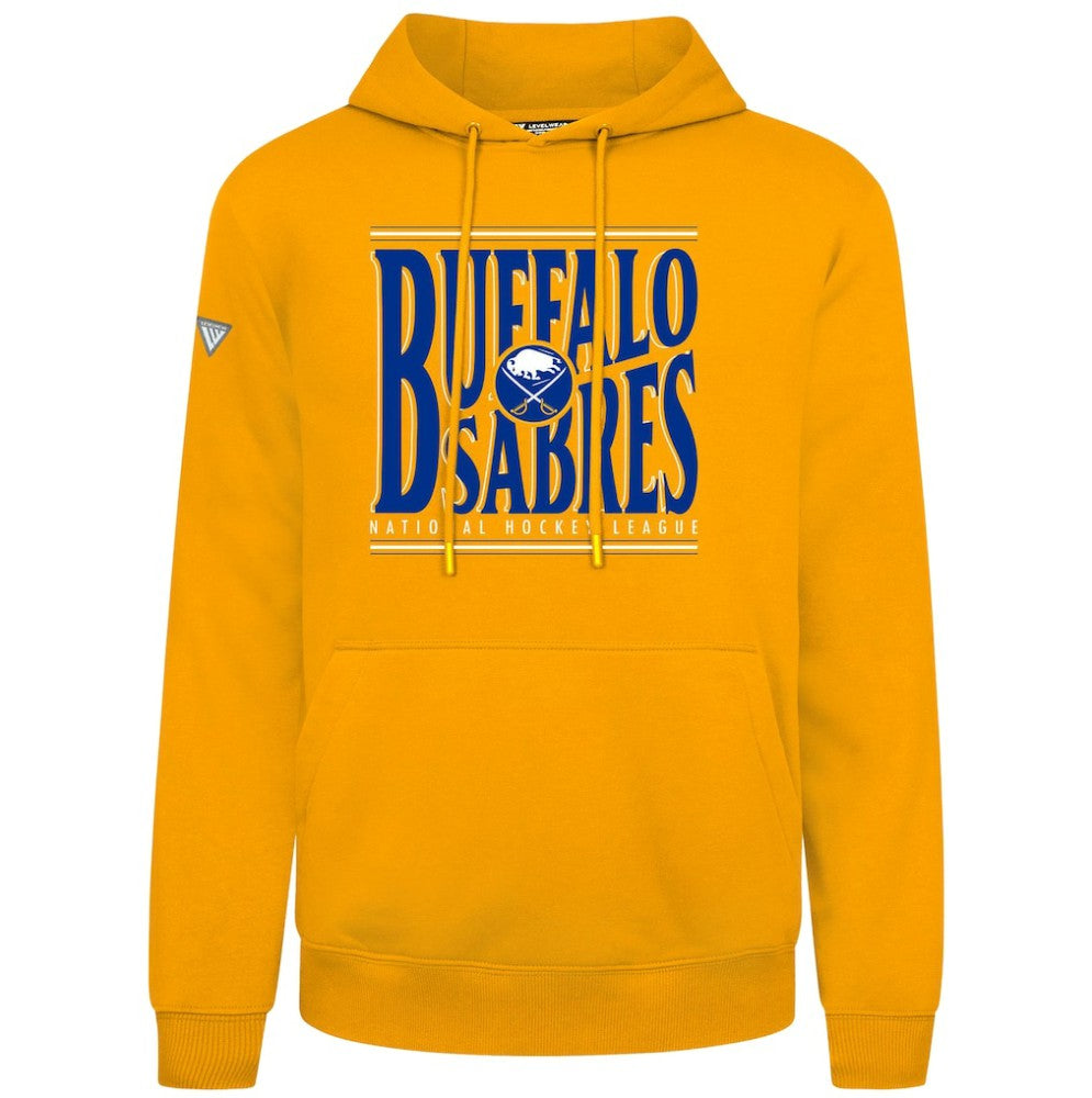 Buffalo Sabres Levelwear Podium Powerhouse Pullover Hoodie - Gold | US 203092578