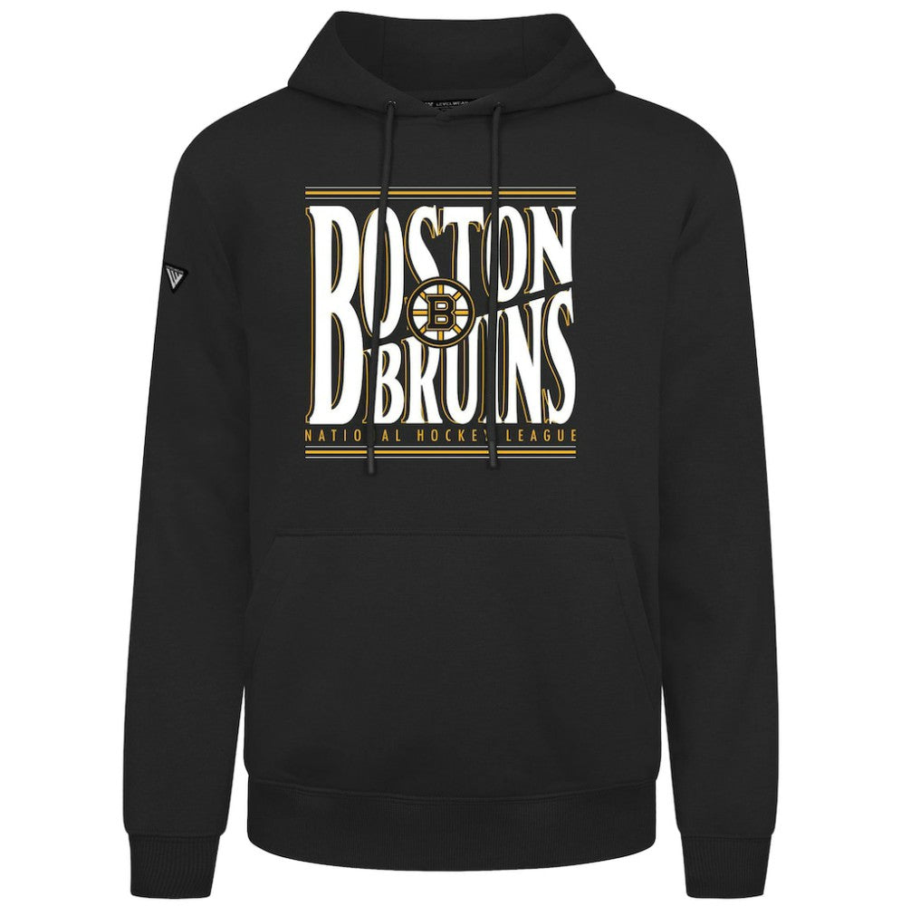 Boston Bruins Levelwear Podium Powerhouse Pullover Hoodie - Black | US 203092586
