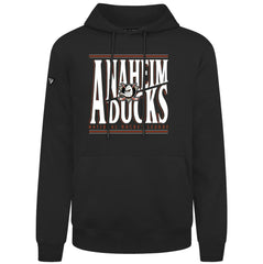 Anaheim Ducks Levelwear Podium Powerhouse Pullover Hoodie - Black | US 203092589