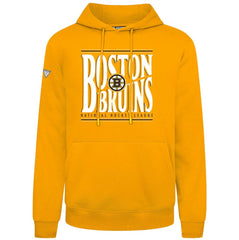 Boston Bruins Levelwear Podium Powerhouse Pullover Hoodie - Gold | US 203092590