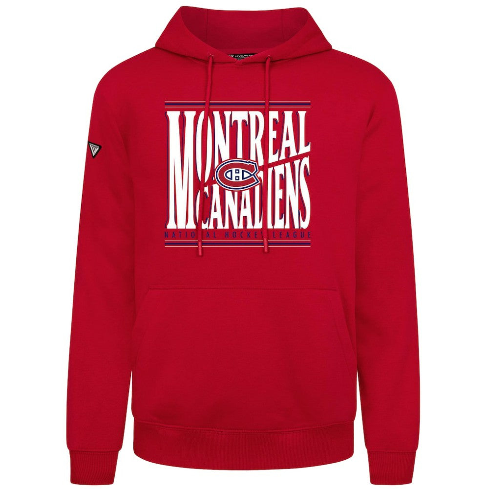 Montreal Canadiens Levelwear Podium Powerhouse Pullover Hoodie - Red | US 203092591