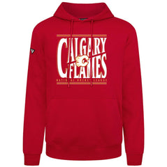 Calgary Flames Levelwear Podium Powerhouse Pullover Hoodie - Red | US 203092596