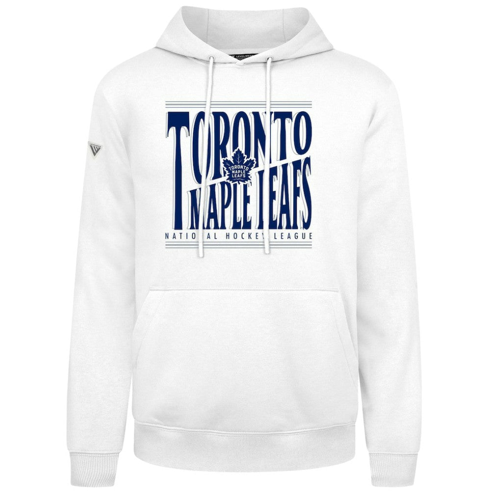 Toronto Maple Leafs Levelwear Podium Powerhouse Pullover Hoodie - White | US 203092598