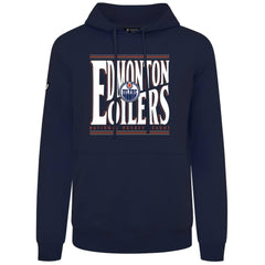 Edmonton Oilers Levelwear Podium Powerhouse Pullover Hoodie - Navy | US 203092600