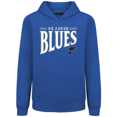 St. Louis Blues Levelwear Youth Jr Podium Tally Pullover Hoodie - Royal | US 203092606