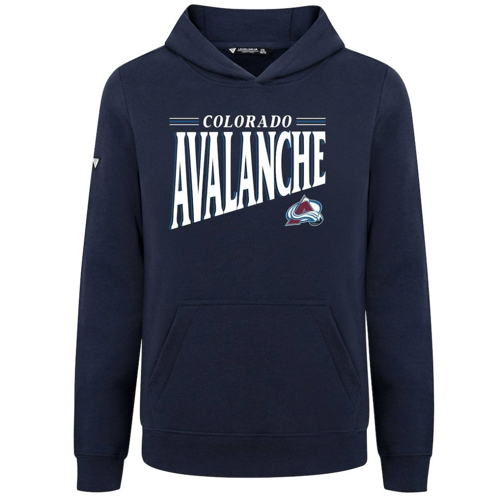 Colorado Avalanche Levelwear Youth Jr Podium Tally Pullover Hoodie - Navy | US 203092607