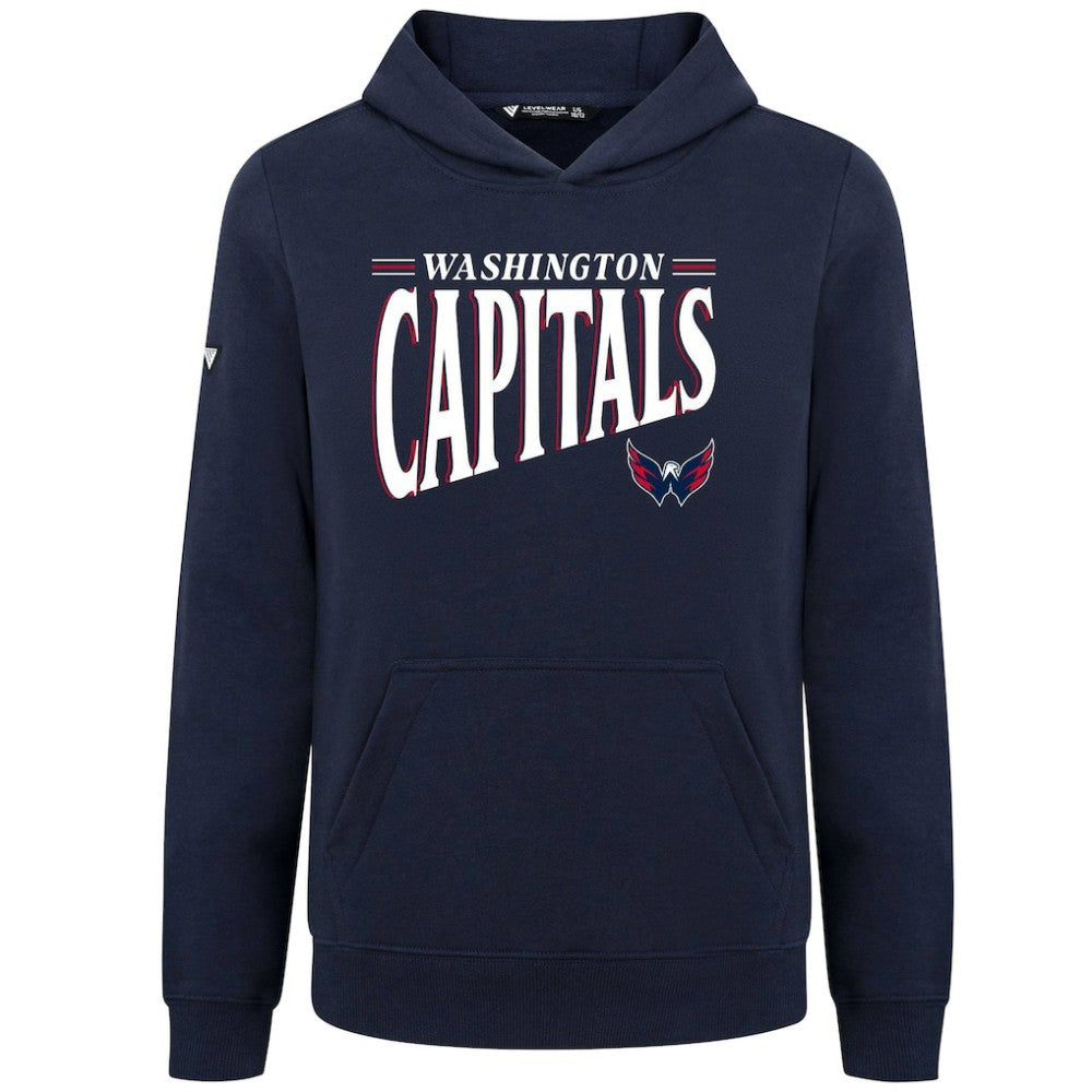 Washington Capitals Levelwear Youth Jr Podium Tally Pullover Hoodie - Navy | US 203092613