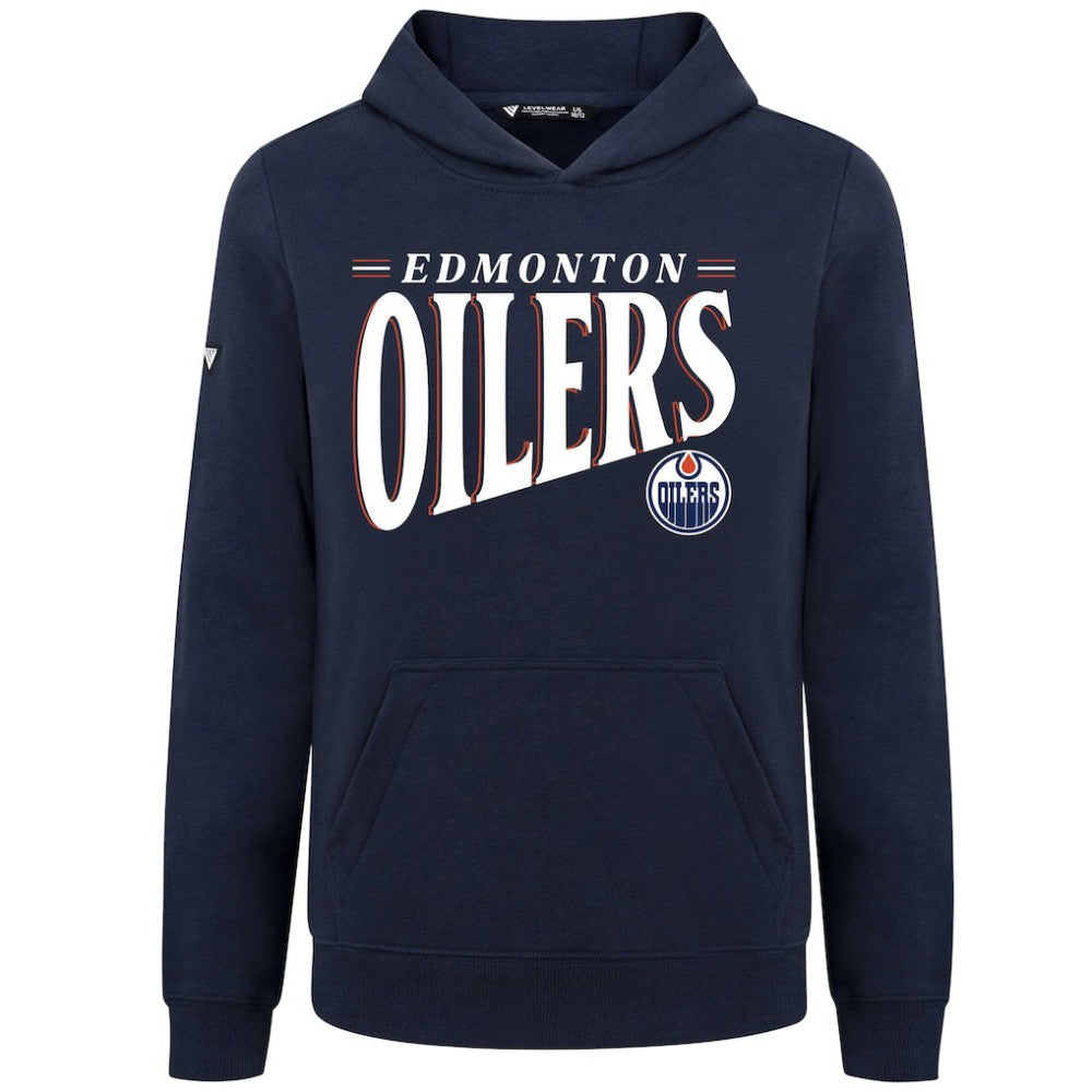 Edmonton Oilers Levelwear Youth Jr Podium Tally Pullover Hoodie - Navy | US 203092617