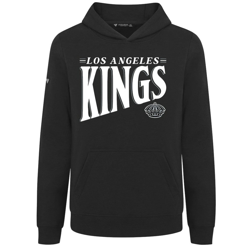Los Angeles Kings Levelwear Youth Jr Podium Tally Pullover Hoodie - Black | US 203092619