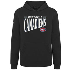 Montreal Canadiens Levelwear Youth Jr Podium Tally Pullover Hoodie - Black | US 203092624
