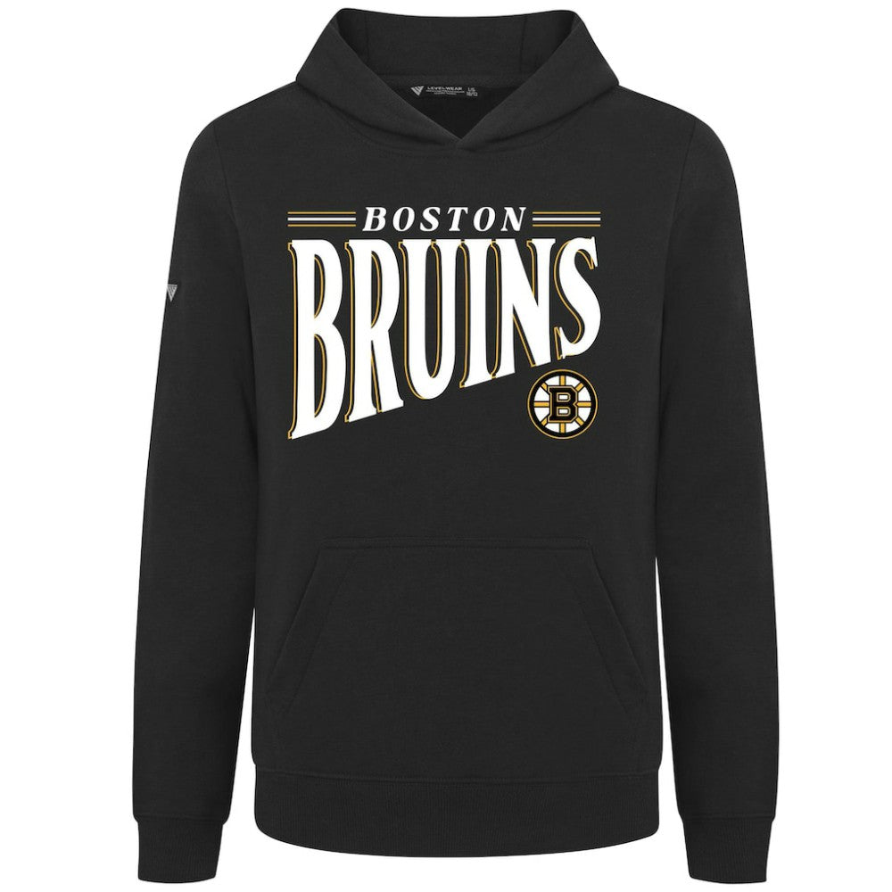 Boston Bruins Levelwear Youth Jr Podium Tally Pullover Hoodie - Black | US 203092629