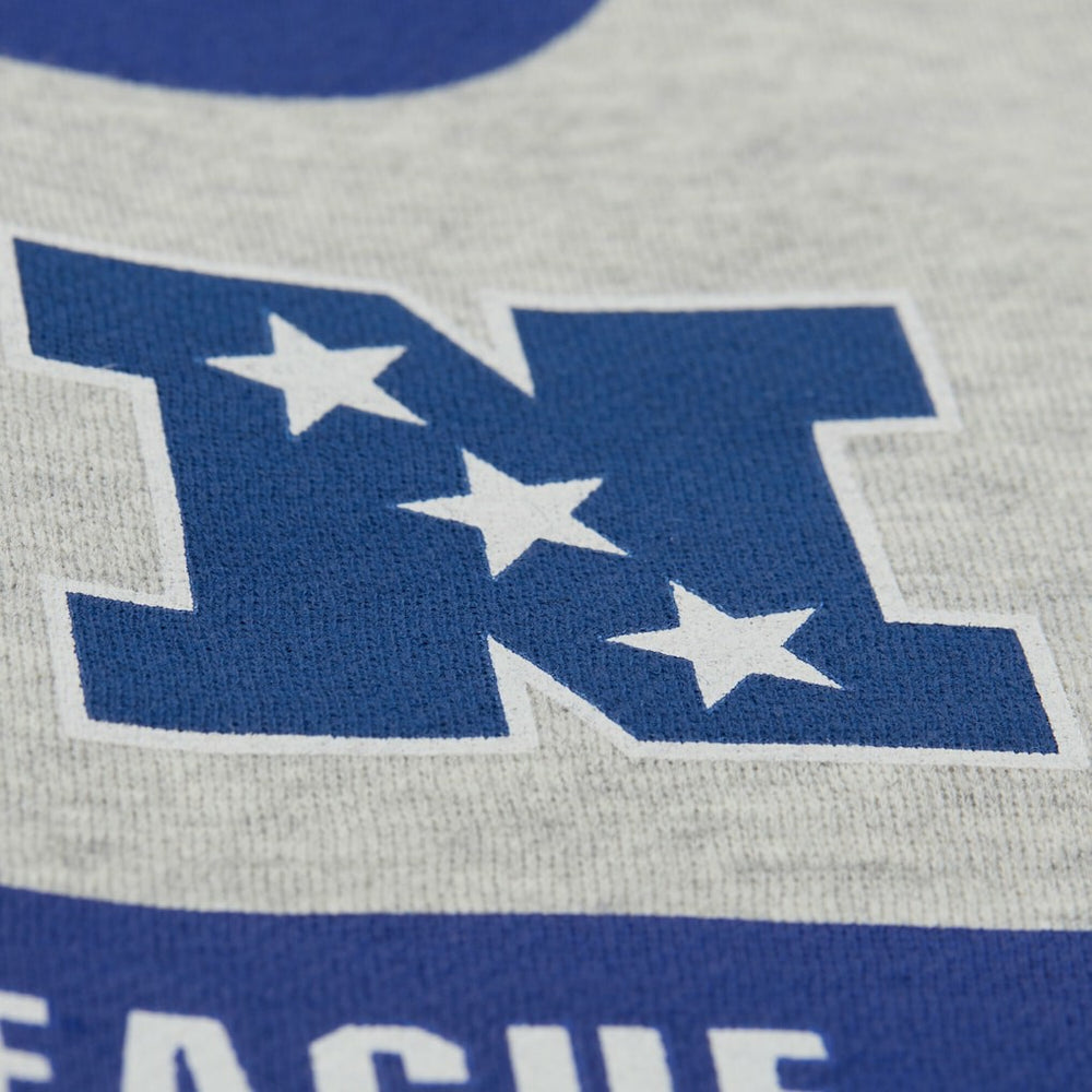 New York Giants All Over Print Vintage Fleece Crewneck Sweatshirt - Heather Gray Sweatshirts