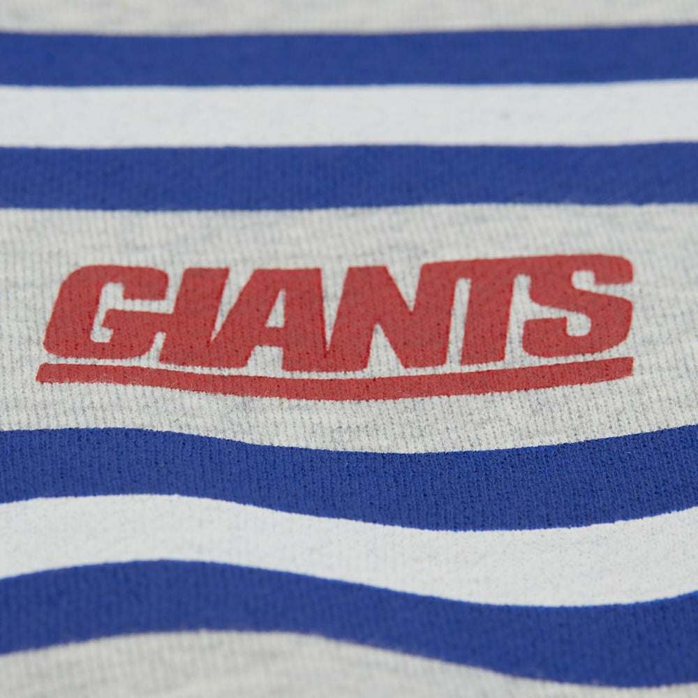 New York Giants All Over Print Vintage Fleece Crewneck Sweatshirt - Heather Gray Sweatshirts