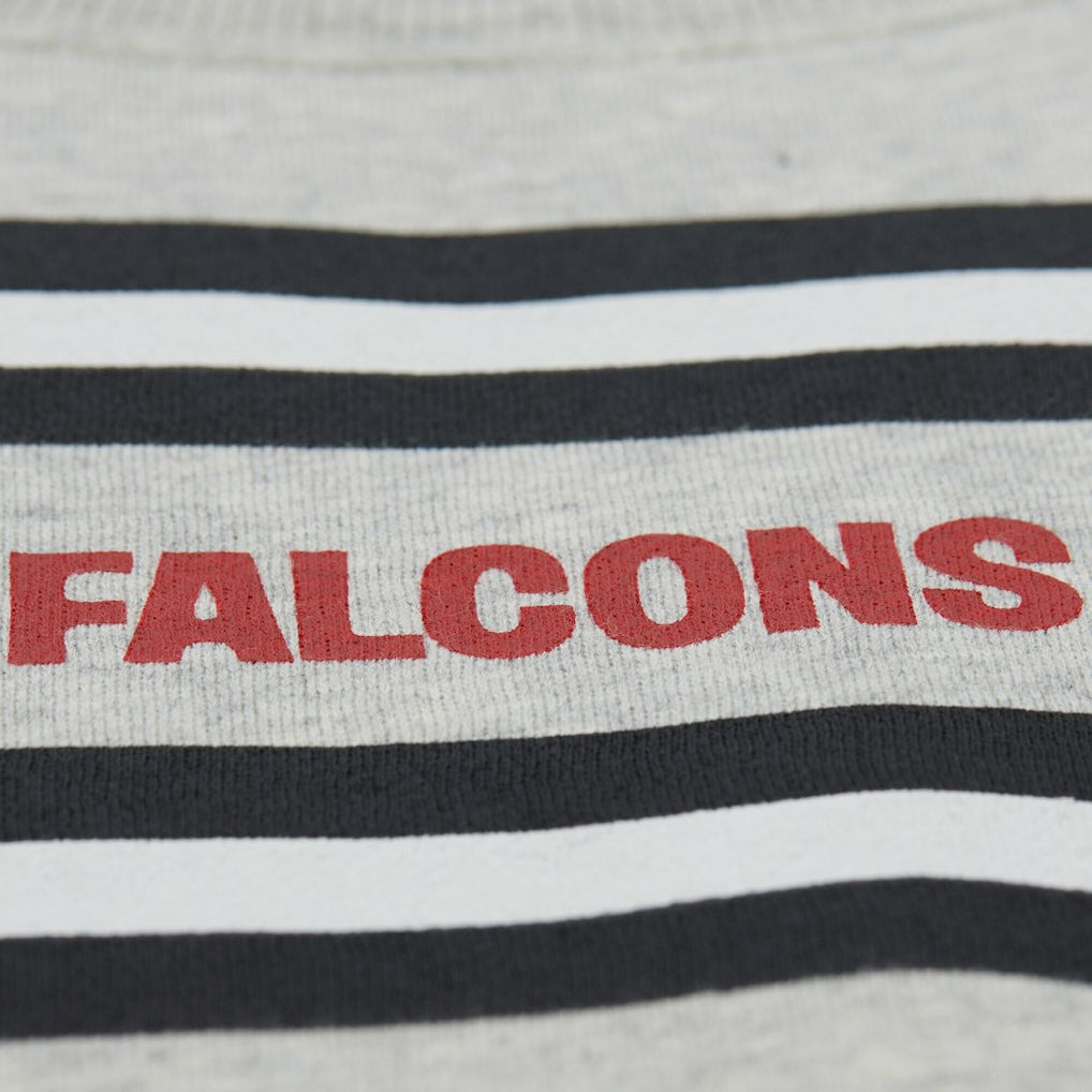Atlanta Falcons All Over Print Vintage Fleece Crewneck Sweatshirt - Heather Gray Sweatshirts