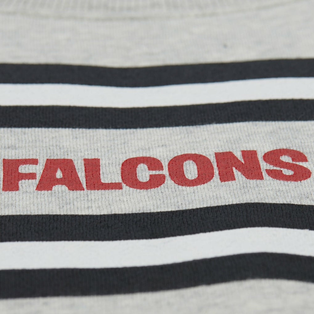 Atlanta Falcons All Over Print Vintage Fleece Crewneck Sweatshirt - Heather Gray Sweatshirts