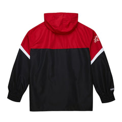 Kansas City Chiefs Tie Breaker Vintage Logo Lightweight Anorak Half-Zip Windbreaker - Red/Black Windbreaker