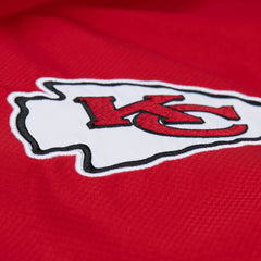 Kansas City Chiefs Tie Breaker Vintage Logo Lightweight Anorak Half-Zip Windbreaker - Red/Black Windbreaker