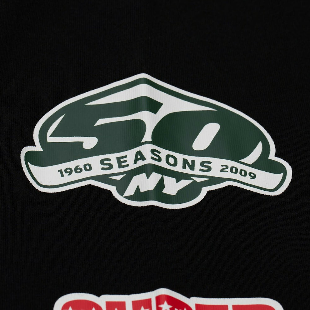 New York Jets Training Camp Vintage Logos Long Sleeve T-Shirt - Black T-shirts