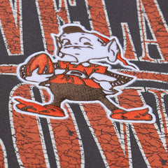 Cleveland Browns Downtown Crew Vintage Logo Sweatshirt - Black Sweatshirts