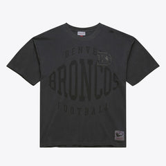 Denver Broncos Downtown Collection Premium Vintage Logo T-Shirt - Black T-shirts