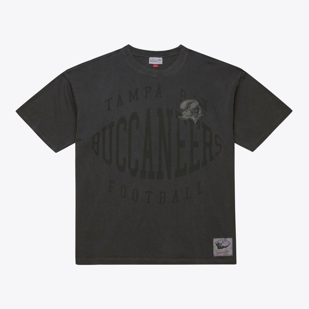Tampa Bay Buccaneers Downtown Collection Premium Vintage Logo T-Shirt - Black T-shirts