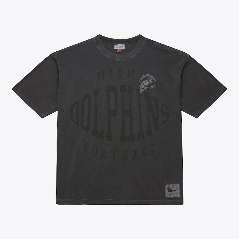 Miami Dolphins Downtown Collection Premium Vintage Logo T-Shirt - Black T-shirts