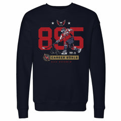 Alexander Ovechkin Washington Capitals 500 Level Number Pullover Sweatshirt - Navy | US 203092825