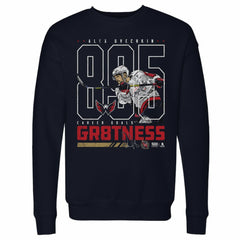 Alexander Ovechkin Washington Capitals 500 Level Outline Pullover Sweatshirt - Navy | US 203092826