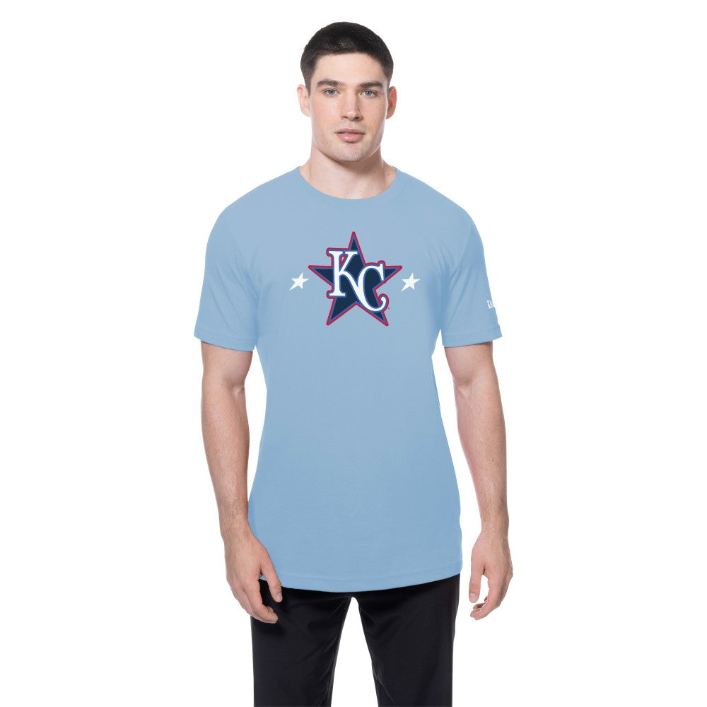 Kansas City Royals New Era 2025 MLB All-Star Game Workout T-Shirt - Light Blue T-shirts