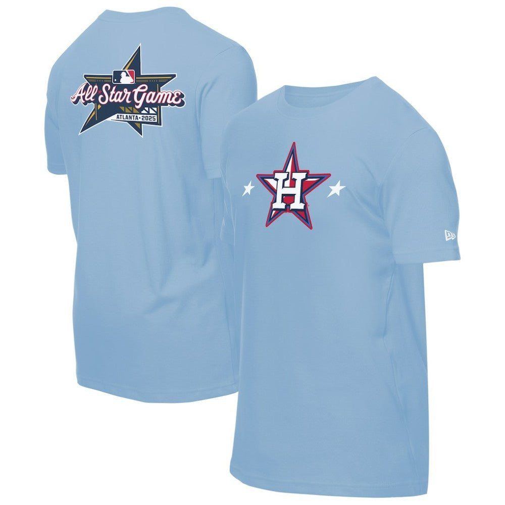 Houston Astros New Era 2025 MLB All-Star Game Workout T-Shirt - Light Blue T-shirts