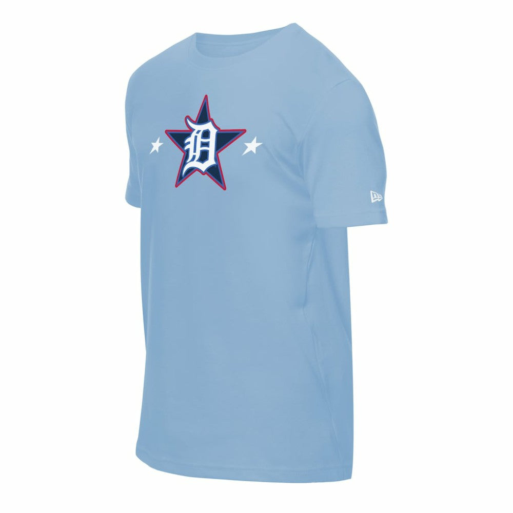 Detroit Tigers New Era 2025 MLB All-Star Game Workout T-Shirt - Light Blue T-shirts