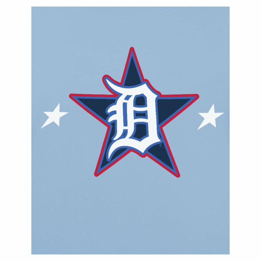 Detroit Tigers New Era 2025 MLB All-Star Game Workout T-Shirt - Light Blue T-shirts