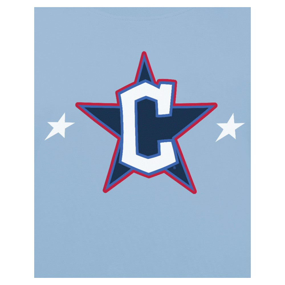 Cleveland Guardians New Era 2025 MLB All-Star Game Workout T-Shirt - Light Blue T-shirts