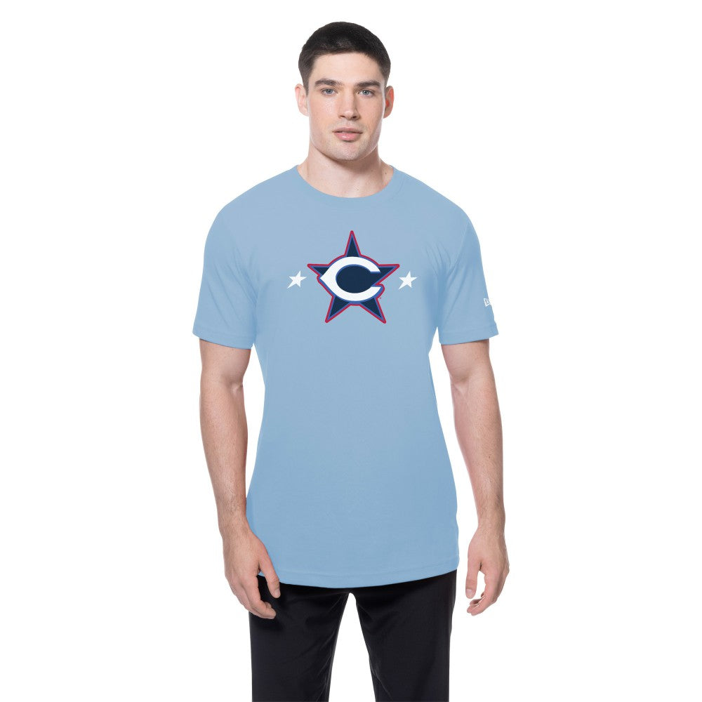 Cincinnati Reds New Era 2025 MLB All-Star Game Workout T-Shirt - Light Blue T-shirts