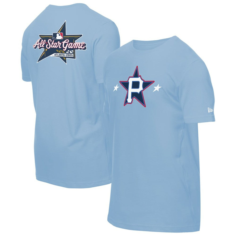 Pittsburgh Pirates New Era 2025 MLB All-Star Game Workout T-Shirt - Light Blue T-shirts