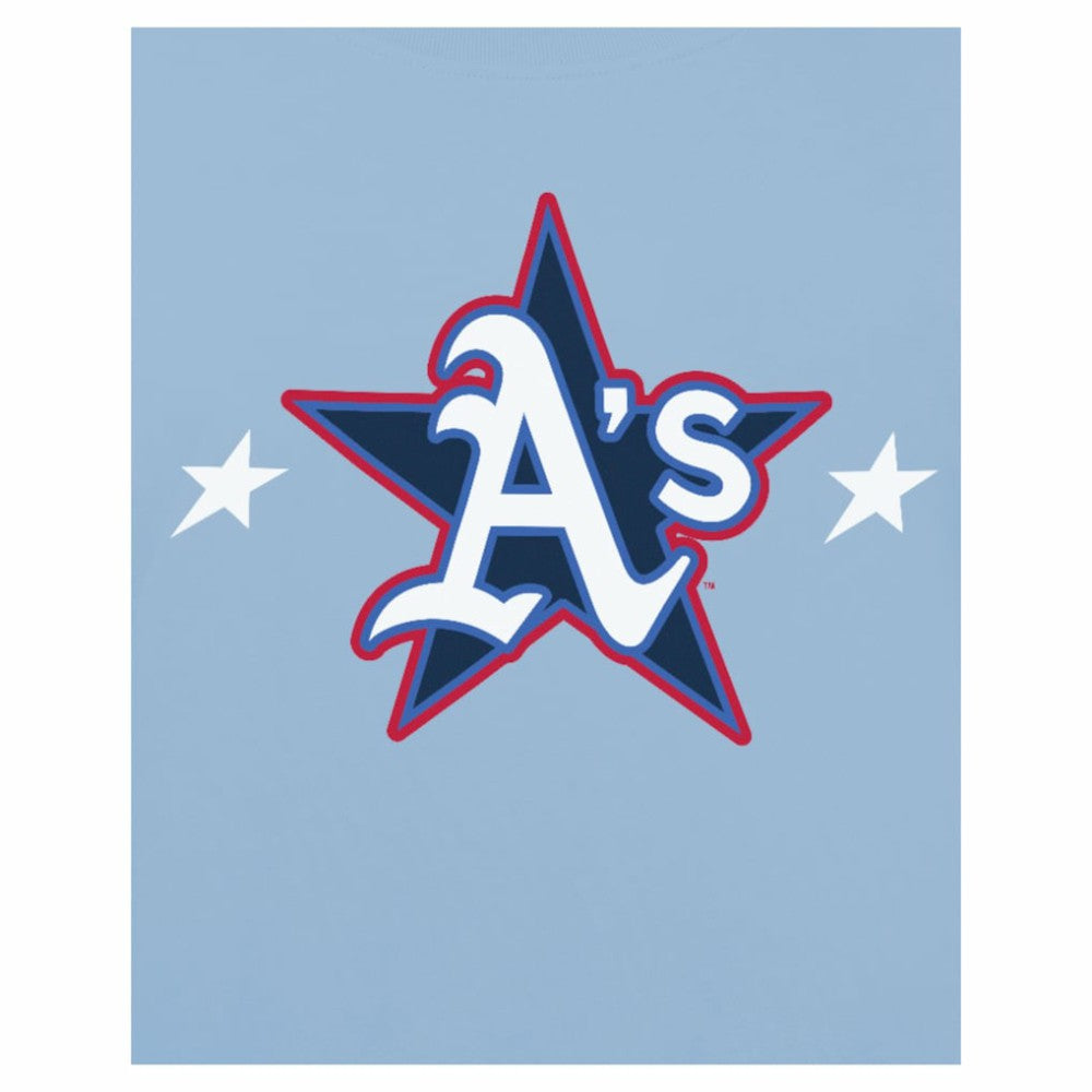 Athletics New Era 2025 MLB All-Star Game Workout T-Shirt - Light Blue T-shirts