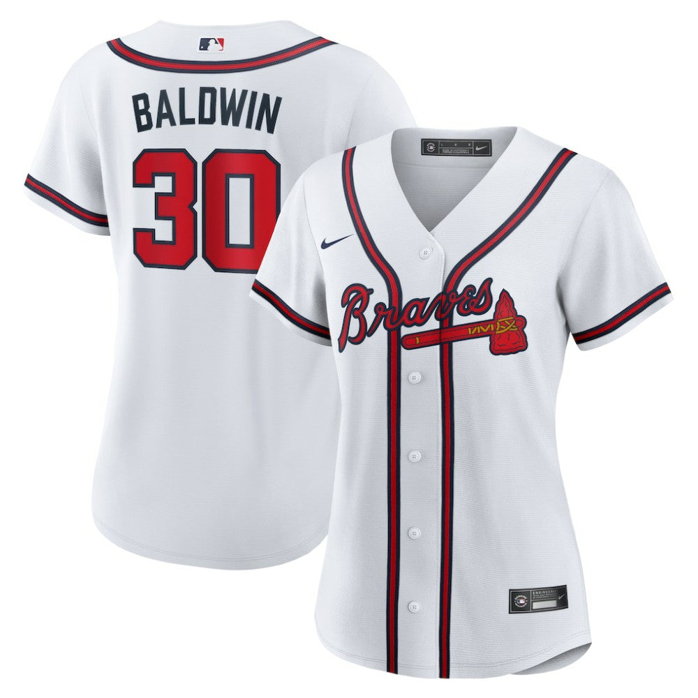 Drake Baldwin Atlanta Braves Nike Women's Home Replica Jersey - White Jerseys
