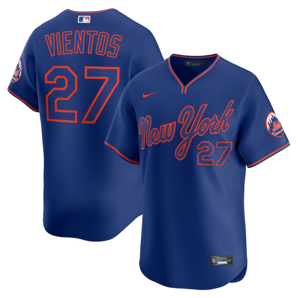 Mark Vientos New York Mets Nike Alternate Limited Player Jersey - Royal Jerseys