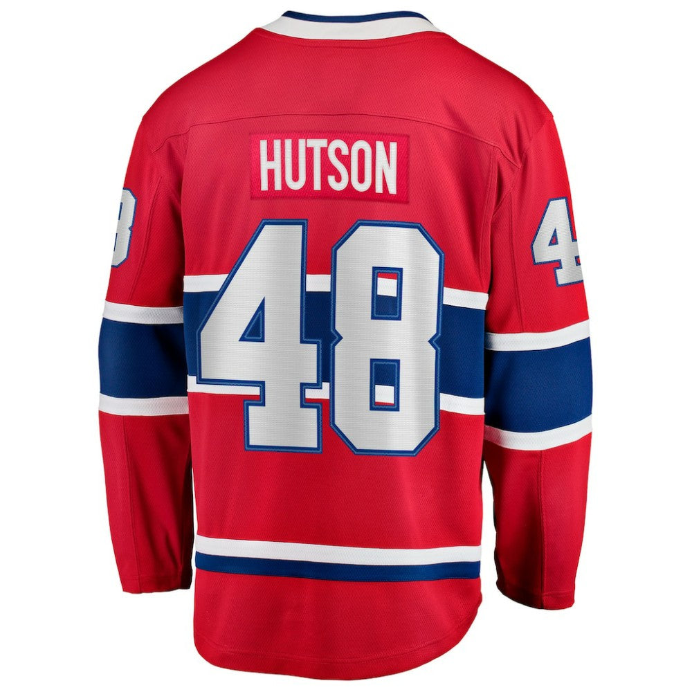 Lane Hutson Montreal Canadiens Fanatics Home Breakaway Jersey - Red | US 203101799