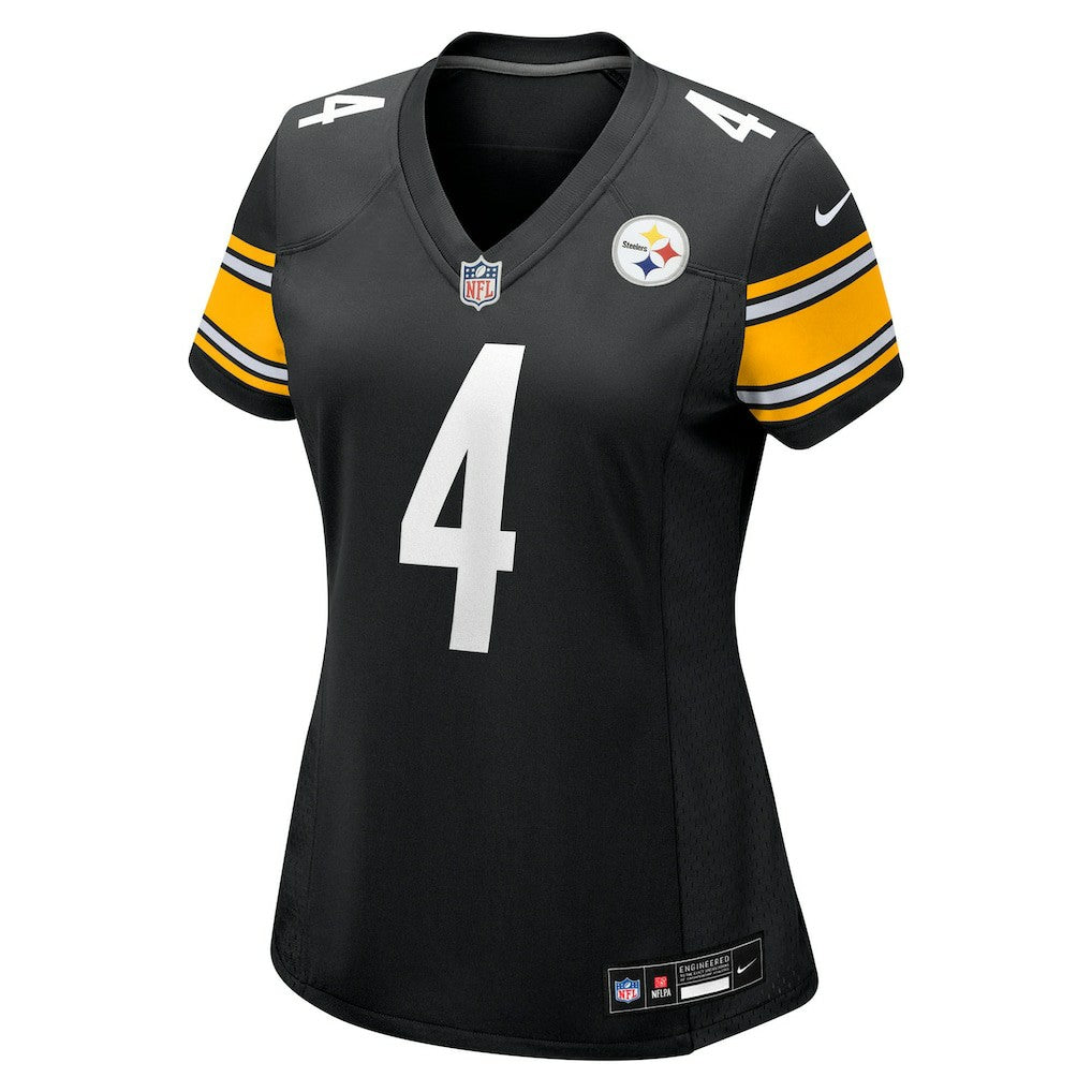 DK Metcalf Pittsburgh Steelers Women's Team Game Jersey - Black Jerseys