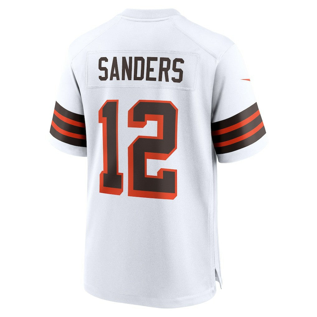 Shedeur Sanders Cleveland Browns 2025 NFL Draft 2nd Alternate Game Jersey - White Jerseys