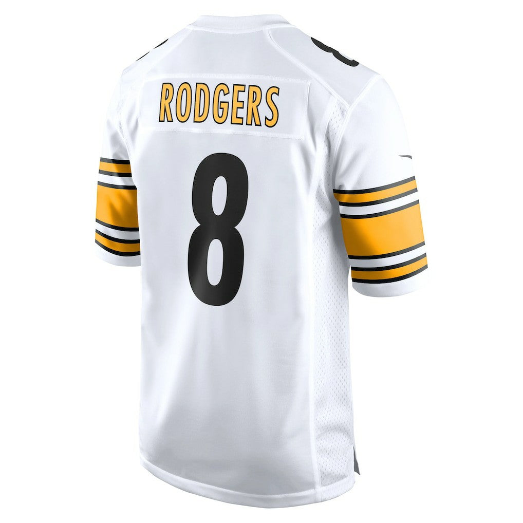 Aaron Rodgers Pittsburgh Steelers Game Jersey - White Jerseys