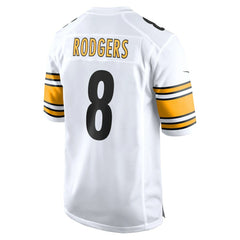 Aaron Rodgers Pittsburgh Steelers Game Jersey - White Jerseys