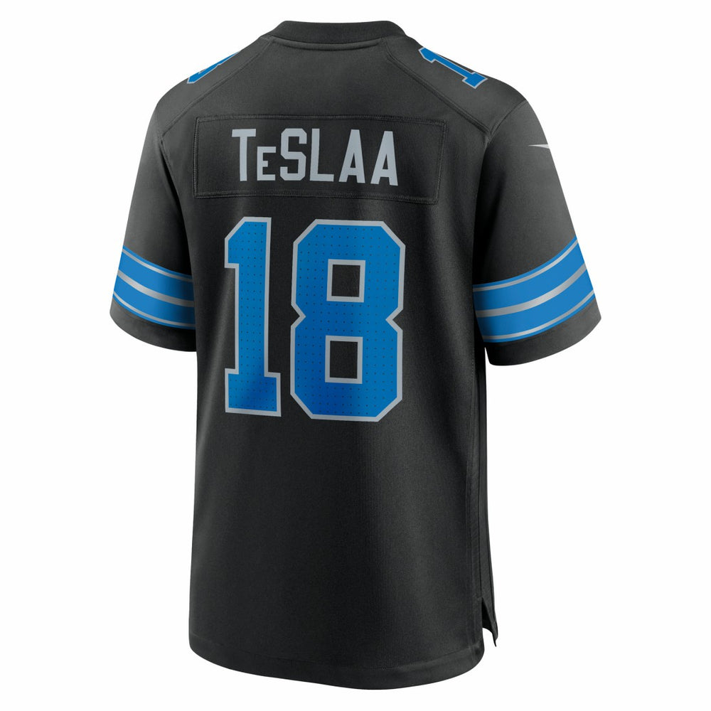 Isaac TeSlaa Detroit Lions Alternate Game Player Jersey - Black Jerseys